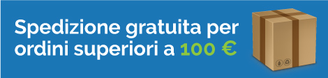 spedizione gratuite per ordini superiori a 100€